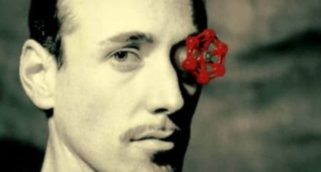 Logo de Valve, que muestra la imagen de un hombre con una llave en el ojo, representando la empresa de videojuegos
